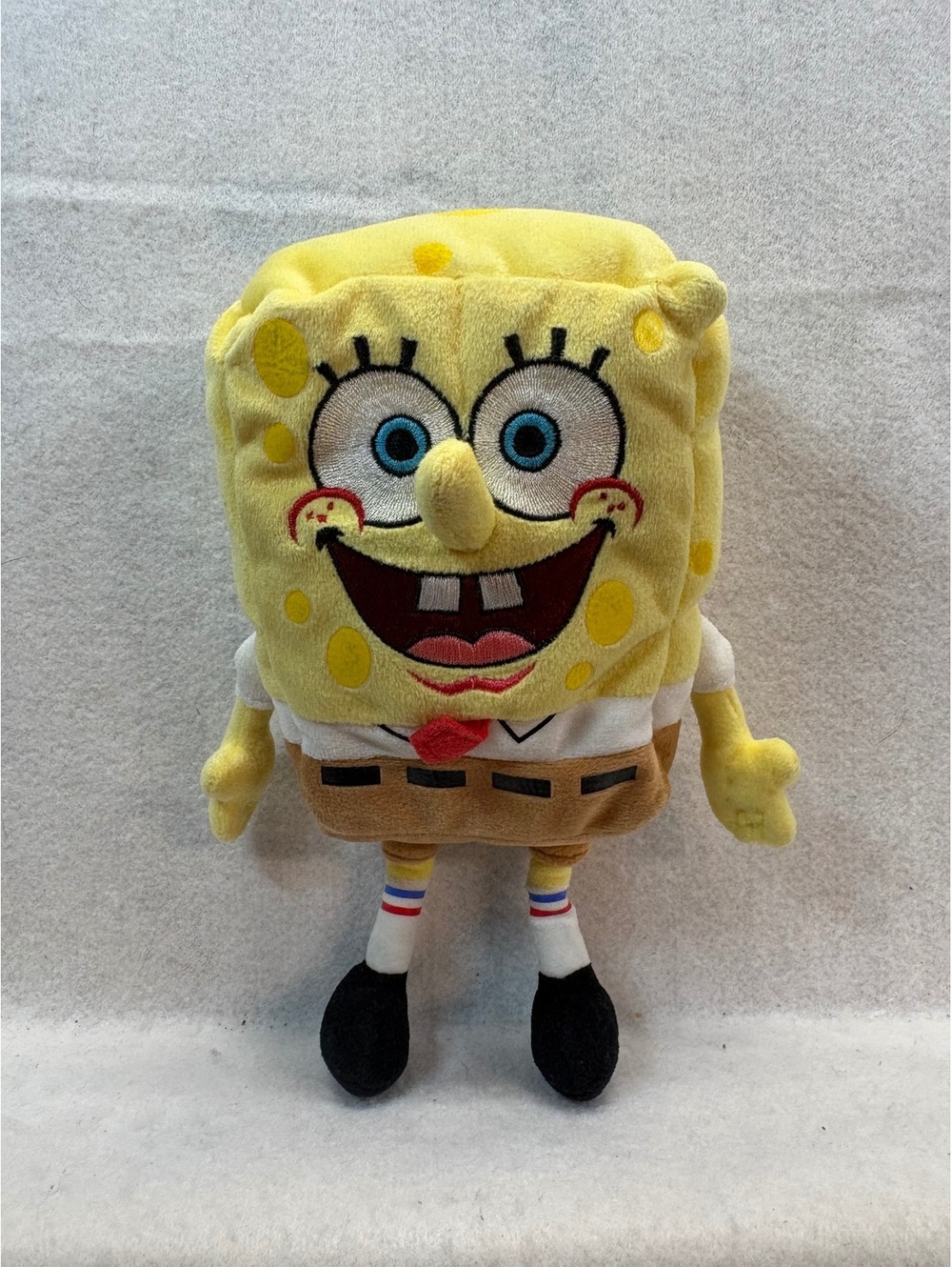 TY SpongeBob SquarePants Plush 2004 Viacom Nickelodeon 9” Stuffed Toy Vintage